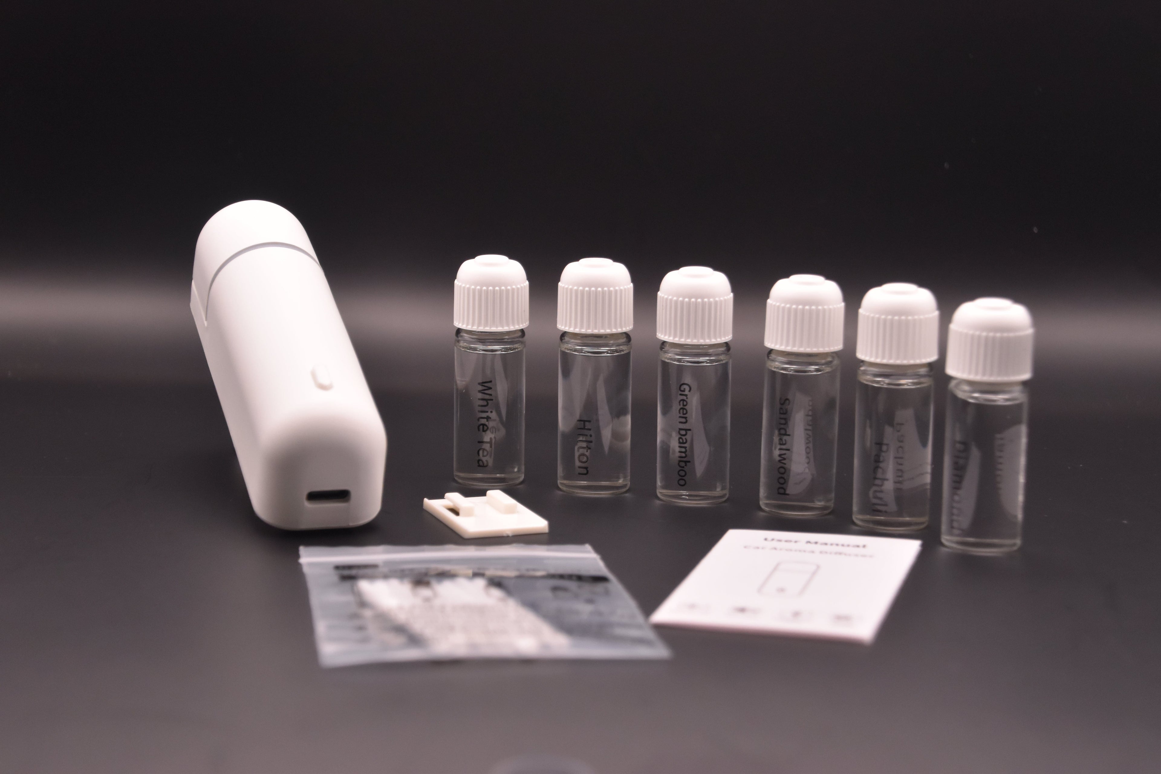 Scencea USB Auto Diffuser Mini Travel White
