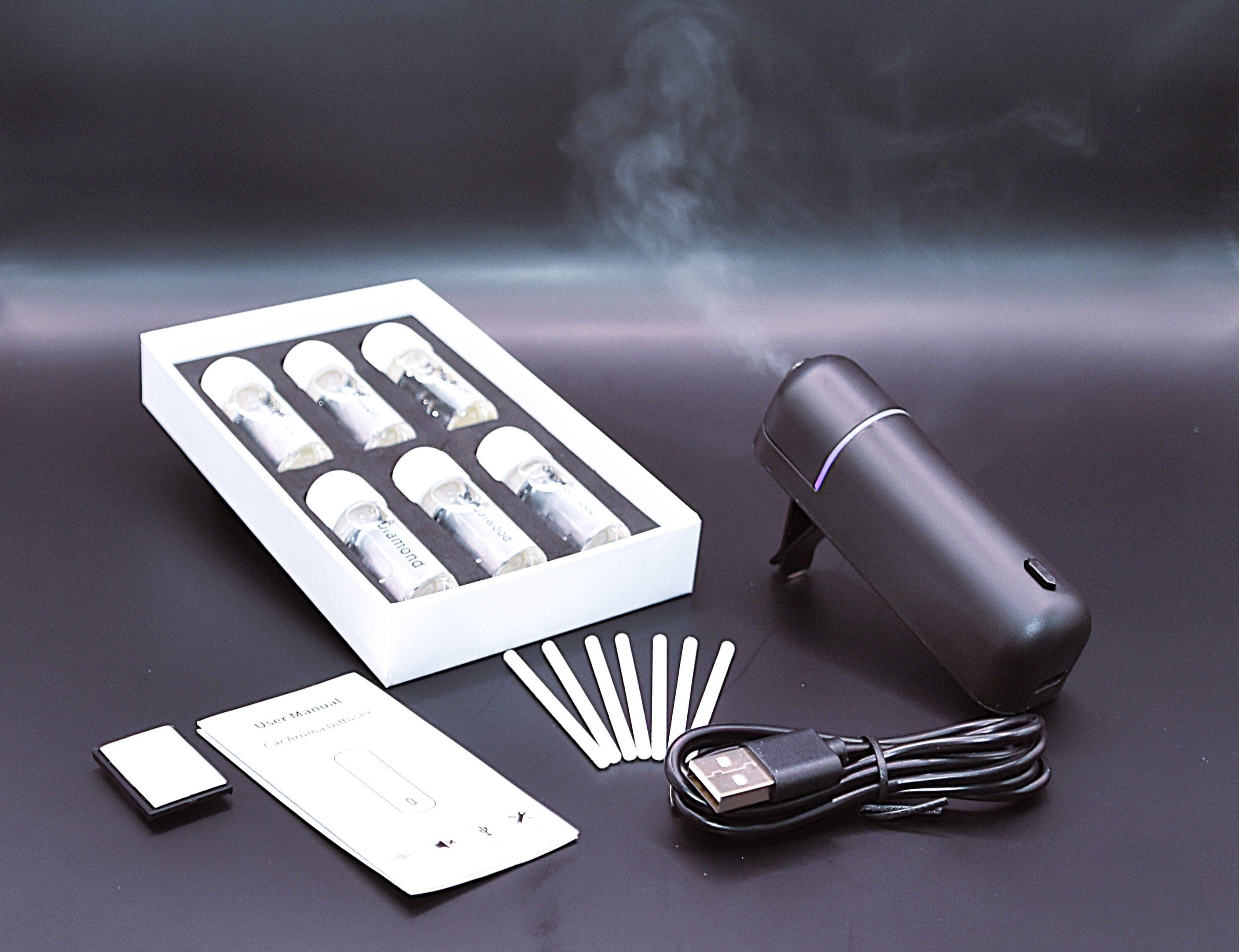 Scencea USB Auto Diffuser Mini Travel White