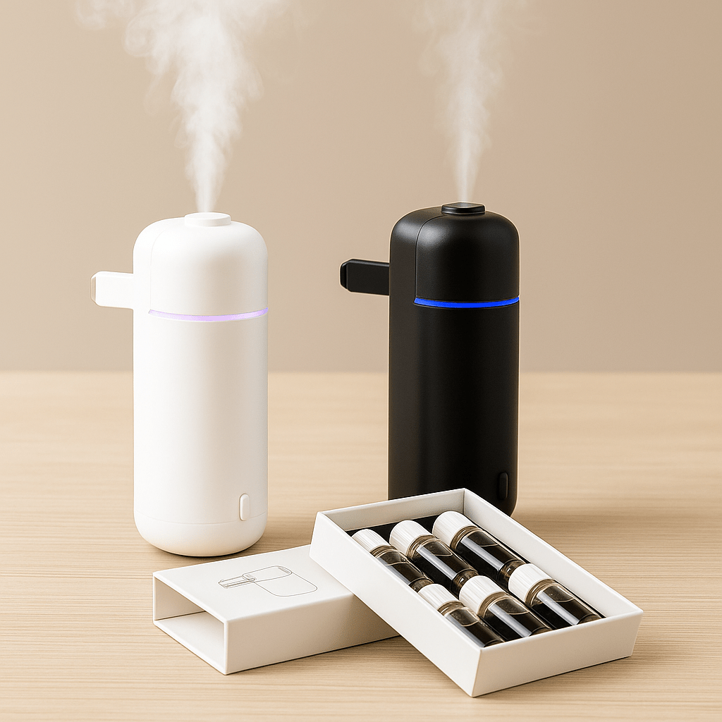 Scencea USB Auto Diffuser Mini Travel White