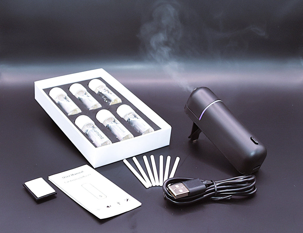 Scencea USB Auto Diffuser Mini Travel White