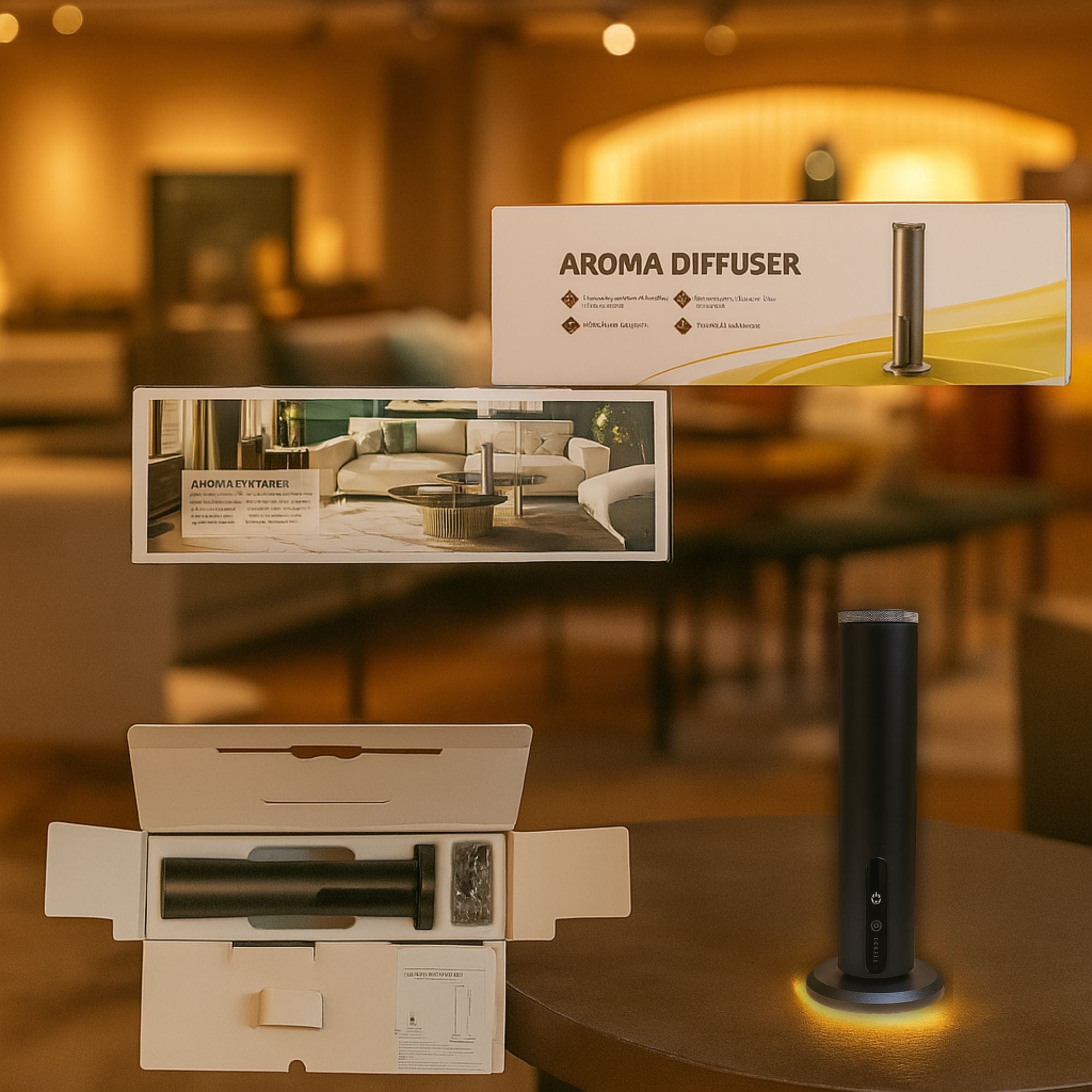 Scencea Aromatherapie Diffuser Aluminium Design