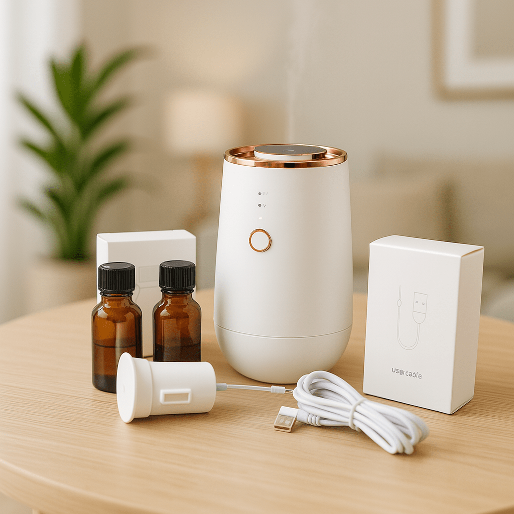 Scencea Aroma Diffuser Wit Marmer LED